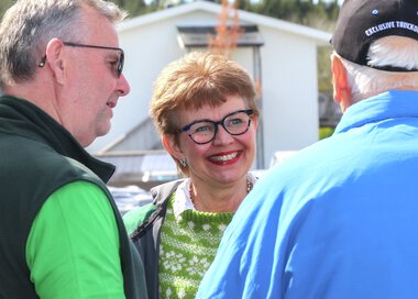2025, Per-Asbjørn Andvik og Kathrine Kleveland på stand, Gjennestad; Vestfold