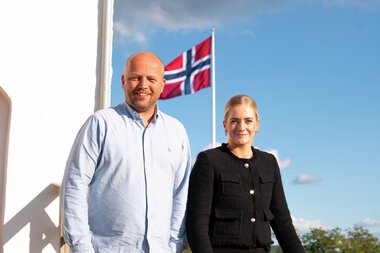 2025 Emilie Enger Mehl og Trygve Slagsvold Vedum, Hedmark