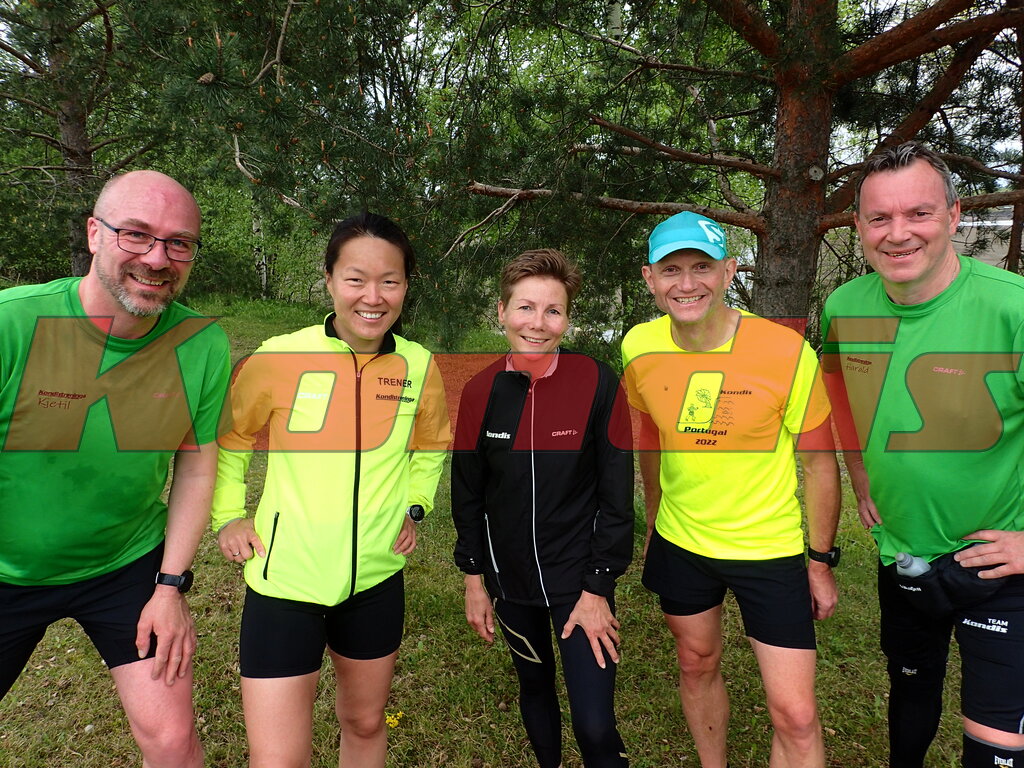 F.v: Kjetil Sletten, Sol Hagen, Anne Woldmo, Geir Bjerkestrand og Harald Alstad på Kondis sitt trenerseminar på Hamar i 2022