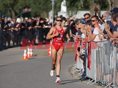 European Championships Triathlon -  Mix-stafett - Cathia Schär