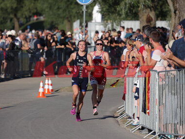 European Championships Triathlon -  Mix-stafett - Tereza Zimovjanova, Paulina Klimas