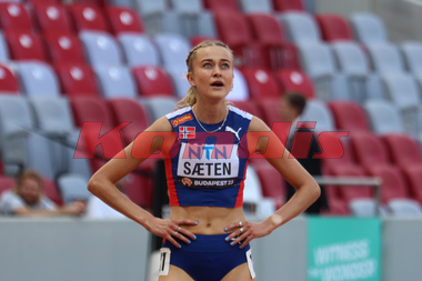 VM Friidrett 2023 Budapest - 1500 meter kvinner forsøksheat -Amalie SÆTEN