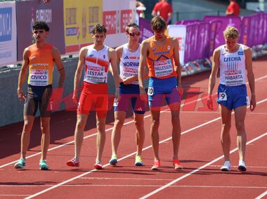 U23-EM Bergen 2025; Manex Civico; Ármin Lesták; Vebjørn Hovdejord; Stefan Nillessen; Tomáš Habarta; 