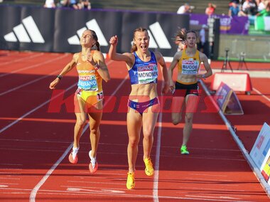 U23-EM Bergen 2025; Marta Serrano; Ilona Mononen; Adia Budde