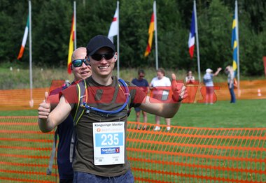 Mikael Stabell løp halvmaraton under Kongsvinger Maraton 2024
