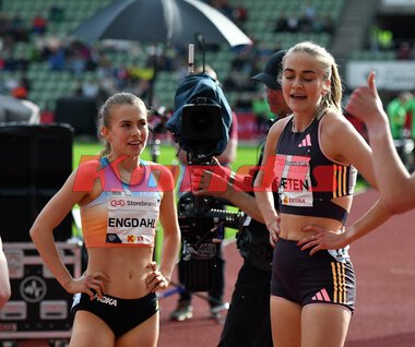 Bislett Games 2024 - 1500 m ENGDAHL Selma - SÆTEN Amalie