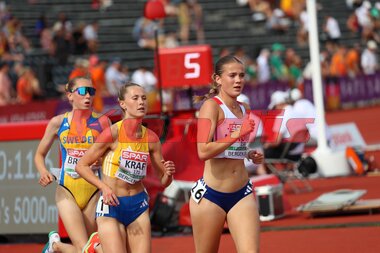 U23-EM Bergen 2025;  Ida Kraft; Ebba Broms; Maiken Homlung Prøitz