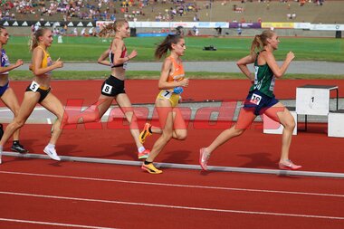 U23-EM Bergen 2025;  Sofia Thøgersen; Maria Forero; Anika Thompson