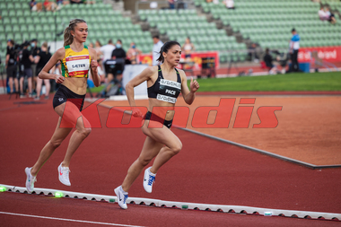 Bislett - Night of Highlights - 1500m kvinner - Trine Hammerstrøm Mjåland