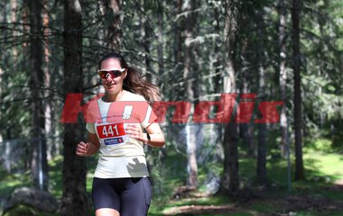 Sandra Bronn Aaslund løp Kongsvingermila under Kongsvinger Maraton 2024