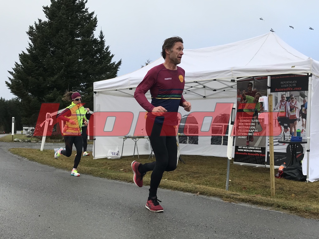 Arild Hagen og Ann Heidi Scharning, Kondistreninga Årnes arrangerte Kondisløpet 31. oktober 2020