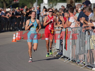 European Championships Triathlon -  Mix-stafett - Valerie Barthelemy, Therese Feuersinger