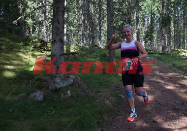 Christine Marcussen løp maraton under Kongsvinger Maraton 2024