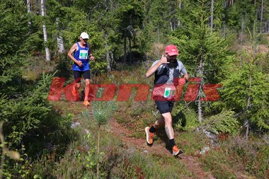 F.v.: Rolf Bakken og Marcin Mackowski løp maraton under Kongsvinger Maraton 2024