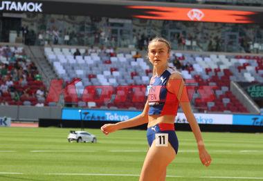 VM Friidrett 2023 Budapest - 1500 meter kvinner forsøksheat -Amalie SÆTEN
