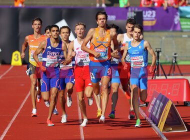 U23-EM Bergen 2025;  Anas Lagtiy Chaoudar; Stefan Nillessen; Simone Valduga
