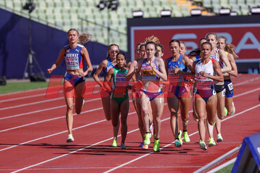 European Athletics Championships - 1500 meter kvinner Forsøksheat_1 - Amalie Sæten, Laura Muir