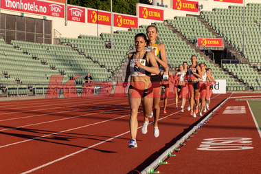 1500 Elite - Bislett - K 1500m - Trine Mjåland,  Kristiansand IF (63)