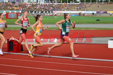 U23-EM Bergen 2025;  Sofia Thøgersen; Maria Forero; Anika Thompson