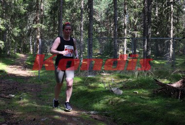 Emilie Alexandra Mortensen løp Kongsvingermila under Kongsvinger Maraton 2024