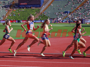 European Athletics Championships - 1500 meter kvinner Forsøksheat_1 - Amalie Sæten