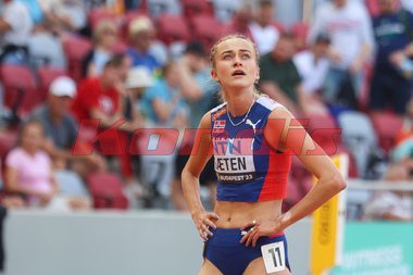 VM Friidrett 2023 Budapest - 1500 meter kvinner forsøksheat -Amalie SÆTEN