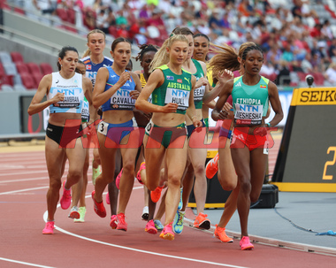 VM Friidrett 2023 Budapest - 1500 meter kvinner forsøksheat -Jessica HULL - Hirut MESHESHA