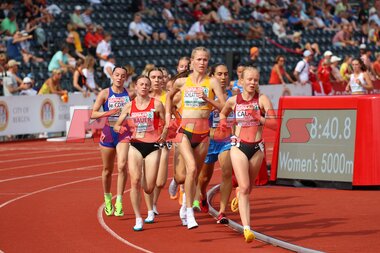 U23-EM Bergen 2025;  Jade Le Corre; Nicole Bauer; Pia Schlattmann; Agate Caune