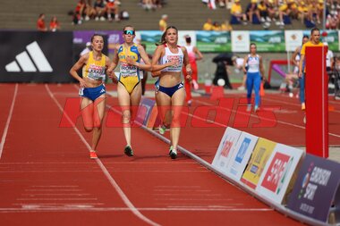 U23-EM Bergen 2025;  Ida Kraft; Ebba Broms; Maiken Homlung Prøitz