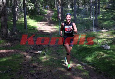 Natalie Arnesen Vinje løp Kongsvingermila under Kongsvinger Maraton 2024