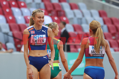 VM Friidrett 2023 Budapest - 1500 meter kvinner forsøksheat -Amalie SÆTEN