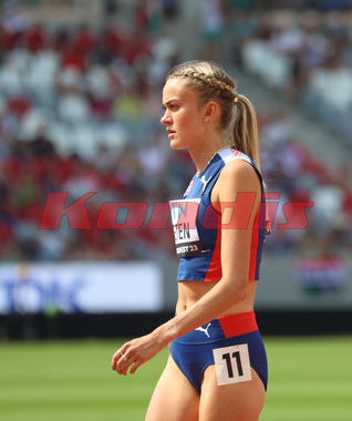 VM Friidrett 2023 Budapest - 1500 meter kvinner forsøksheat -Amalie SÆTEN