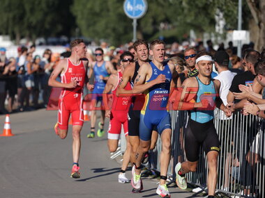 European Championships Triathlon -  Mix-stafett - Andreas Carlsson, Jelle Geens