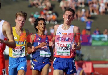 U23-EM Bergen 2025;  Andreas Fjeld Halvorsen;