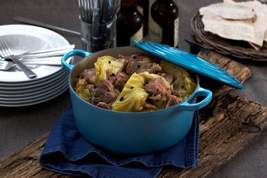 Fårikål i blå gryte bredde