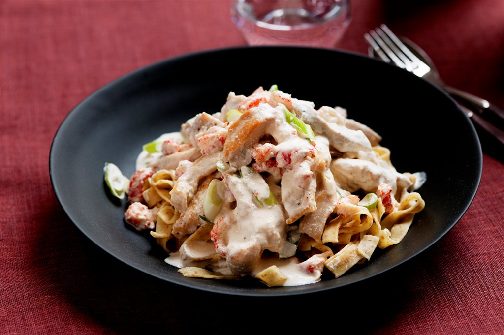 Pasta med kylling og krepsehaler 1.jpg