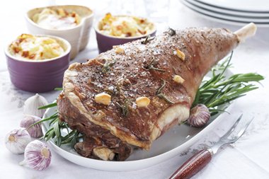 Lammestek med fløtegratinerte poteter