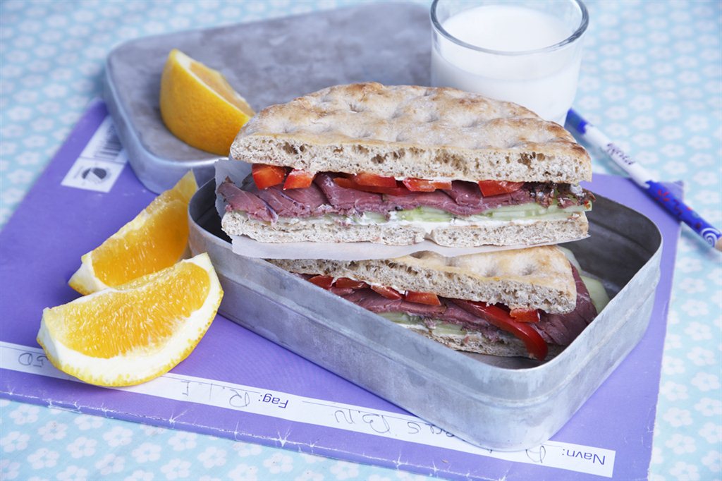 Polarbrød med roastbiff