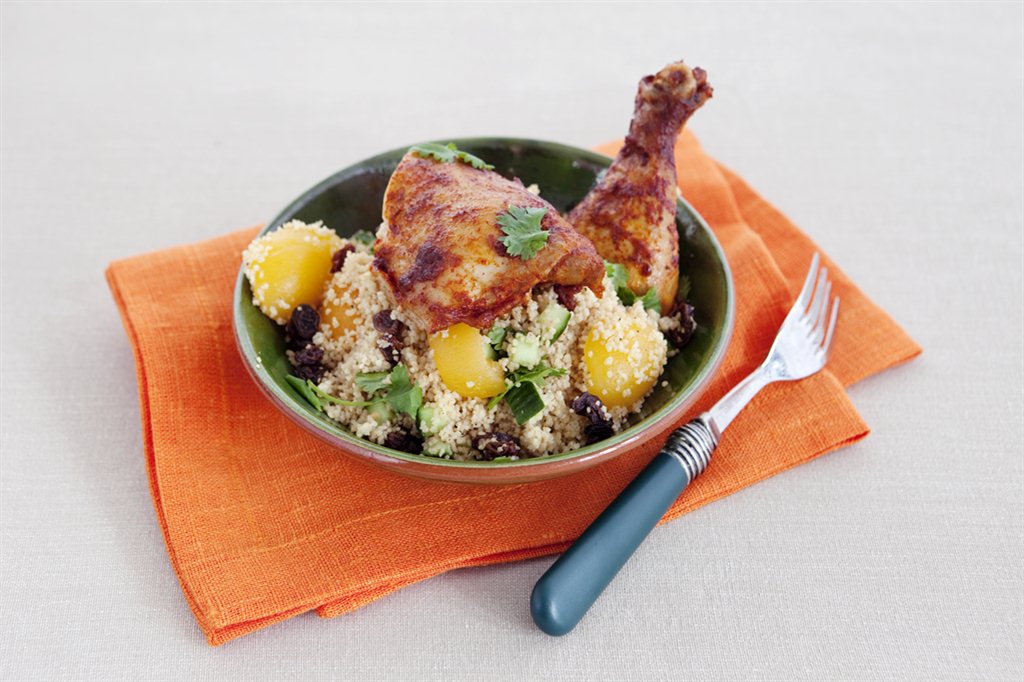 Marokkansk crispy kylling