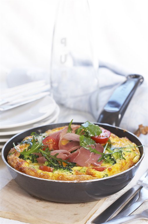 Eggepanne med brokkoli