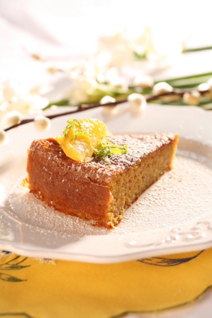 Appelsinkake uten mel