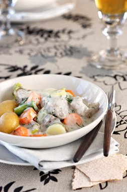 Lammefrikassé med dill