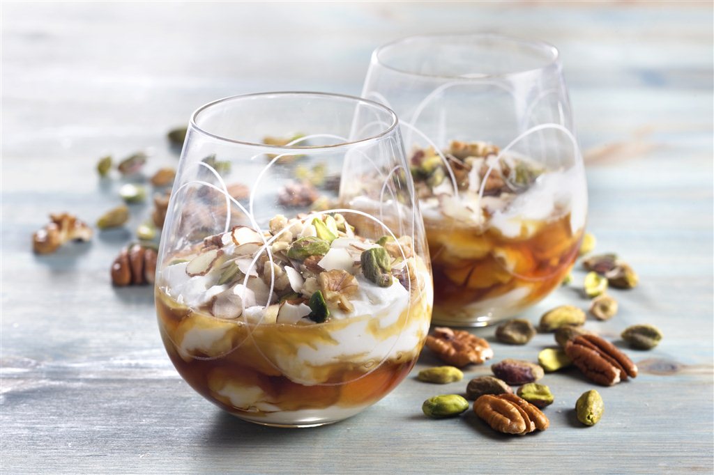 Yoghurt med honning og nøtter