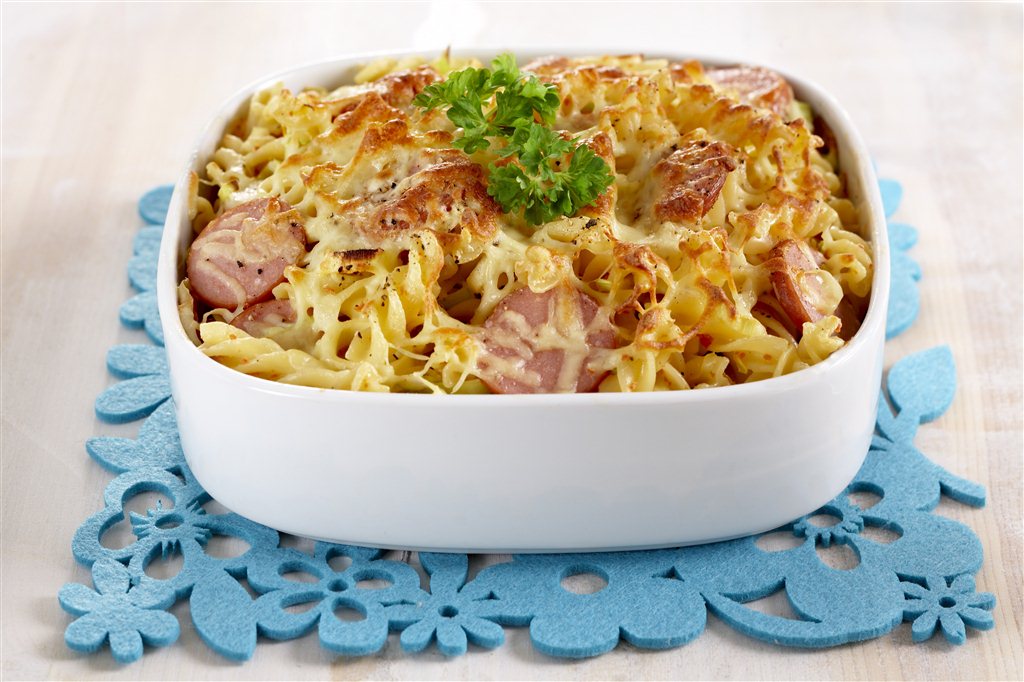 Pølseform med purre