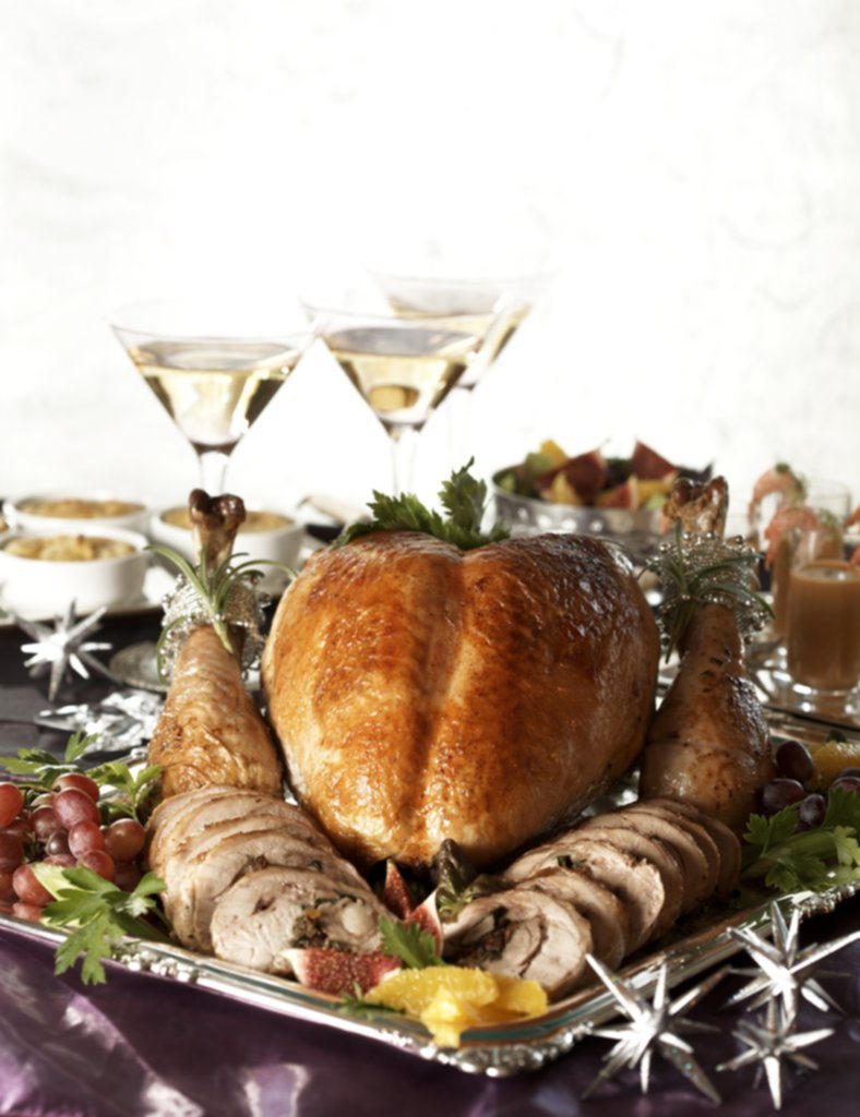 Nyttårskalkun med fylte lår