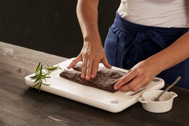 Gravet reinsdyrfilet med mandelpoteter 3b