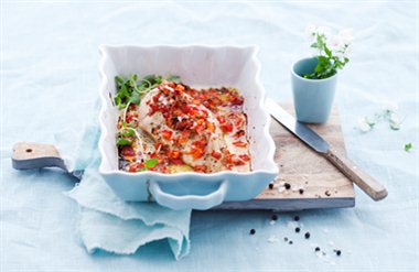 Kyllingfilet med sitron og paprika