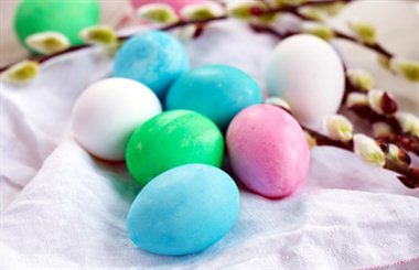 Fargerike frokostegg