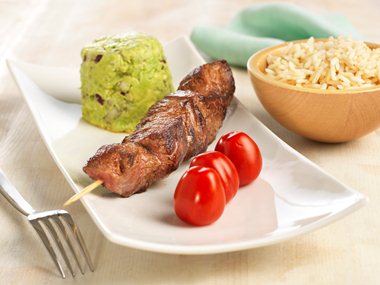 Biffspyd med avokado