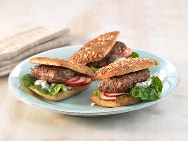 Burger med asiatisk smak